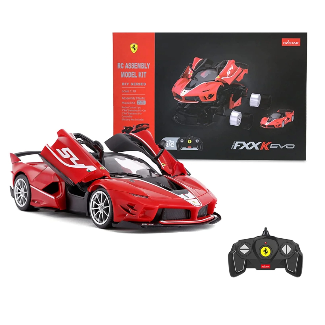 Rastar Ferrari FXXK EVO 1/18 Scale DIY Building Kit Licensed with